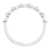 14K White 1/3 CTW Natural Diamond Anniversary Band